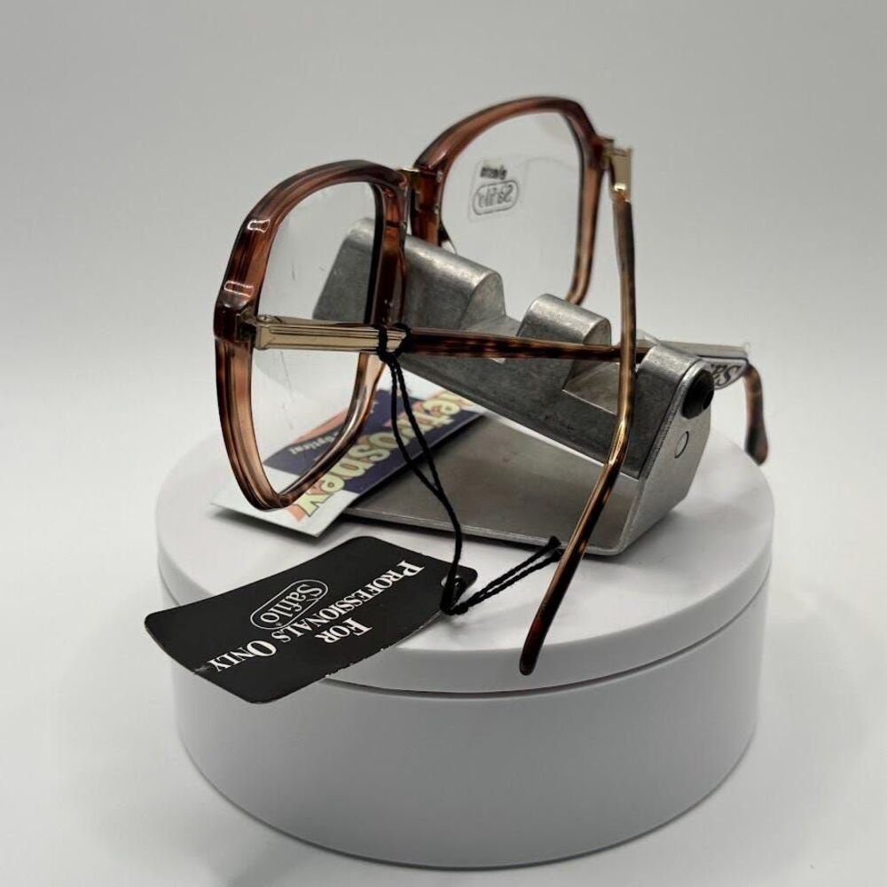 True Vintage Eyeglasses | NOS | Safilo Elasta | Tortoise Plastic | Made In Italy - Picture 6 of 9